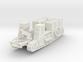 Gun Carrier Mk-1 (elevated) 1/100 in White Natural Versatile Plastic
