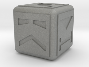Terrahawks Cube in Gray PA12: Small
