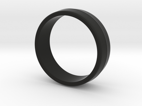 Alternative Penta Unisex Band Ring by V DESIGN LAB in Black Premium Versatile Plastic