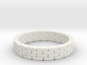 Sandbag Ring 1/72 in White Natural Versatile Plastic
