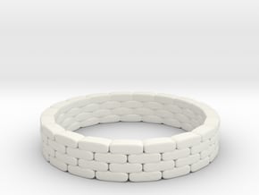 Sandbag Ring 1/48 in White Natural Versatile Plastic