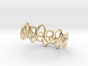 Offset Links ring in 14K Yellow Gold