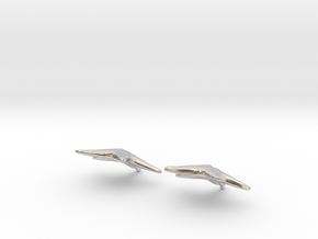 Starfish earrings in Platinum