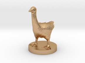 Goose miniature in Natural Bronze