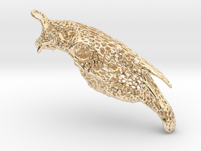 Hunter Mare Skull Keychain in 14k Gold Plated Brass