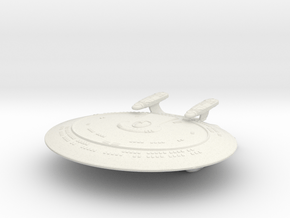 Federation Nebula NX Class HvyCruiser in White Natural Versatile Plastic