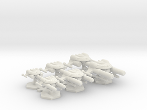 7000 Scale Seltorian Fleet Core Collection MGL in White Natural Versatile Plastic
