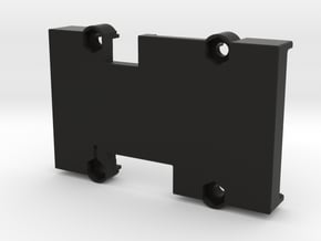X2.1 Case - Bottom - Horizontal Pins in Black Natural Versatile Plastic