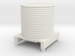 Water Tank 1/48 in White Natural Versatile Plastic