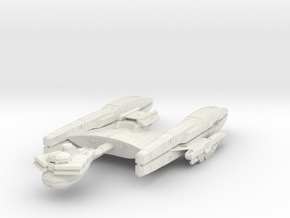 Klingon Sarcoph Class MK1  BattleCruiser in White Natural Versatile Plastic