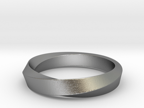  iRiffle Mobius Narrow Ring  I (Size 6.5) in Natural Silver