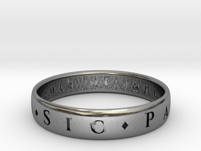 Sir Francis Drakes Ring in Antique Silver