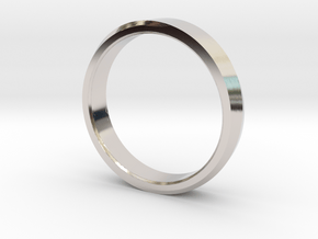 Surface Twist Ring in Platinum: 5 / 49