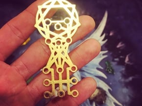 Fairy Vision Activation Key in Polished Gold Steel
