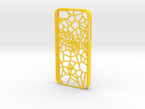 iPhone 5/5s Fracture Case in Yellow Processed Versatile Plastic