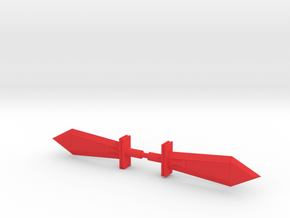 Sludge Dual Swords (Variant) in Red Processed Versatile Plastic