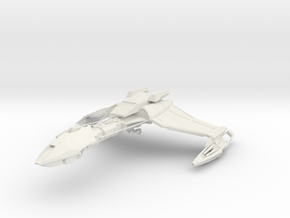 Klingon D5 Class in White Natural Versatile Plastic