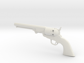 1/4 Scale Colt 1851 Navy in White Natural Versatile Plastic