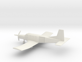 PAC 750XL (Skydiving) in White Natural Versatile Plastic: 1:100