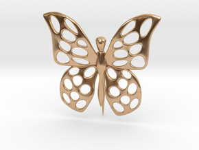 Visland Butterfly Pin in Polished Bronze