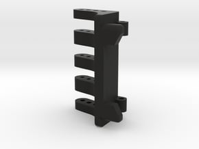 Axial Capra Rear Upper Link Riser - Sporty Version in Black Natural Versatile Plastic