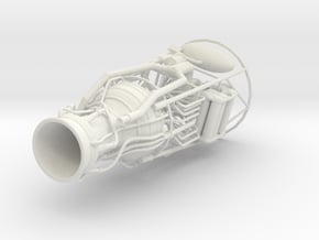 V-2 aka A-4 Engine scale model in White Natural Versatile Plastic: 1:35