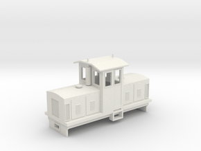 OO9 Centrecab Locomotive 2 ("Joanna") in White Natural Versatile Plastic