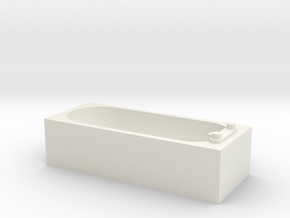 Modern Bath 1/24 in White Natural Versatile Plastic