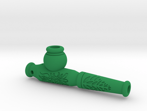 Tobacco Pipe keychain(Design) in Green Processed Versatile Plastic