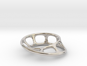 Wired Möbius Strip in Platinum