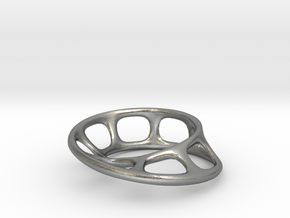 Wired Möbius Strip in Natural Silver