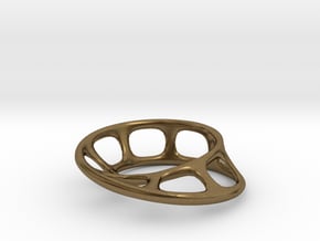 Wired Möbius Strip in Natural Bronze