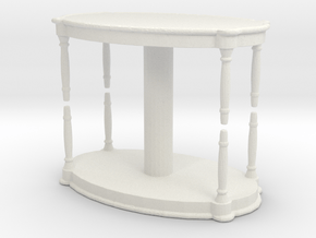 Antique Table (x2) 1/76 in White Natural Versatile Plastic