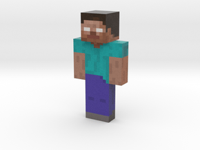 herobrine | Minecraft toy in Natural Full Color Sandstone