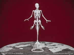 Mermaid Skeleton in White Natural Versatile Plastic