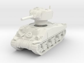Sherman V tank 1/100 in White Natural Versatile Plastic