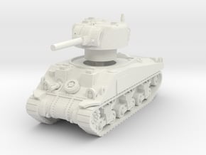 Sherman V tank 1/87 in White Natural Versatile Plastic