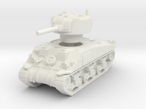 Sherman V tank 1/120 in White Natural Versatile Plastic