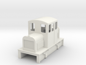009 Centercab diesel loco 3b in White Natural Versatile Plastic