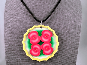Crown Of Thorns Pendant in Natural Full Color Sandstone