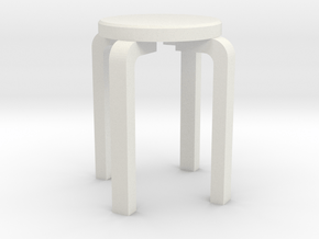 Printle Thing Chair 031 - 1/24 in White Natural Versatile Plastic