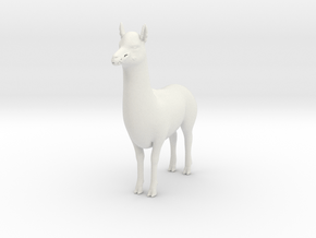 Printle Animal Alpaca - 1/24 in White Natural Versatile Plastic