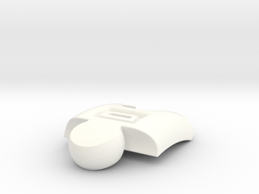 PuzzlelinkletterD in White Processed Versatile Plastic