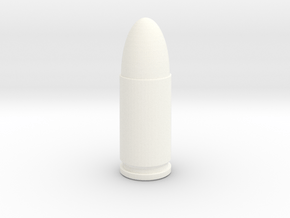 9x19 bullet in White Processed Versatile Plastic