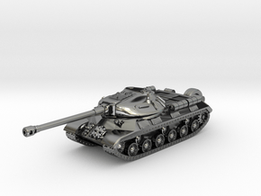 Tank - IS-3 - keychain in Antique Silver