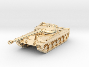 Tank - T-64 - Object 430 - scale 1:220 - Small in 14K Yellow Gold