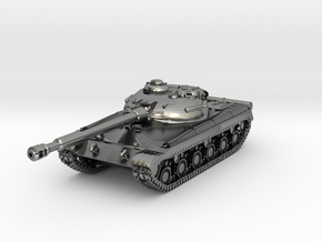Tank - T-64 - Object 430 - scale 1:220 - Small in Antique Silver