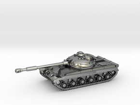 Tank - T-64 - Object 430 - scale 1:160 - Large in Antique Silver