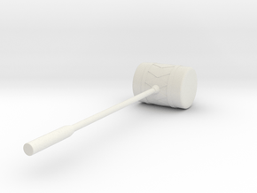 Playscale (1/6) Miniature Mallet v2 in White Natural Versatile Plastic