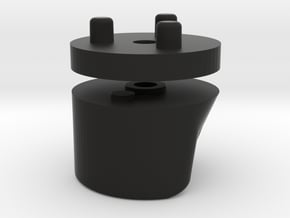 Emek/Etha 2 Two Piece Bolt Cap - Geiger in Black Natural Versatile Plastic